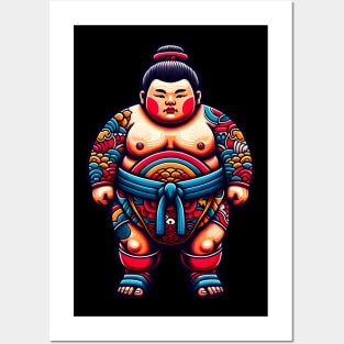 Sumo Wrestler Posters and Art